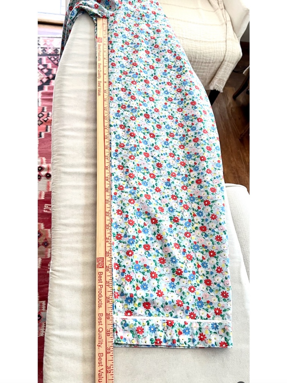 CATH KIDSTON Ditsy Floral Cotton Long Pajamas Set - L - Picture 15 of 15
